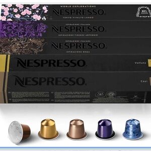 Nespresso Capsules Original Line, Ispirazione Variety Pack, Mild, Medium,Dark